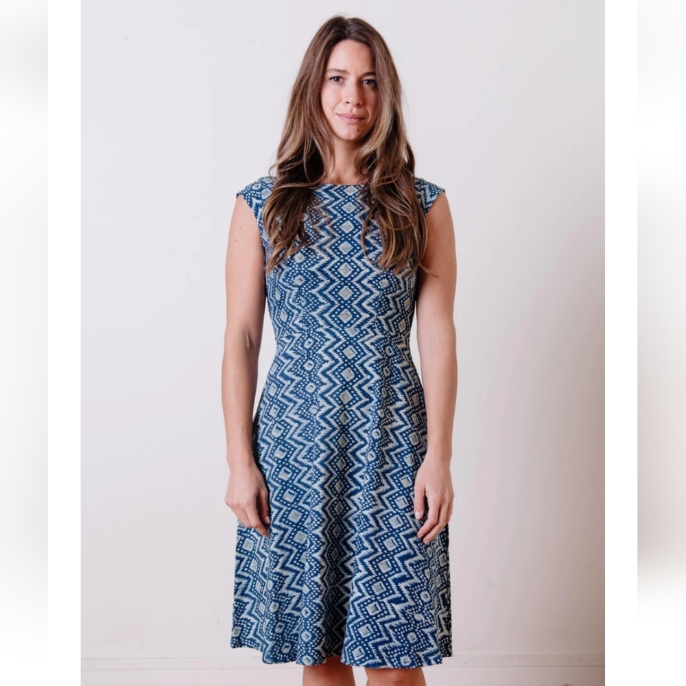 Mata Traders Marseille Dress in Aegean